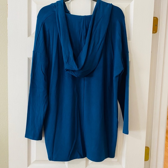 🆕LAST ONE! 🛍 Lightweight Teal Oversized Hoodie - Picture 3 of 4